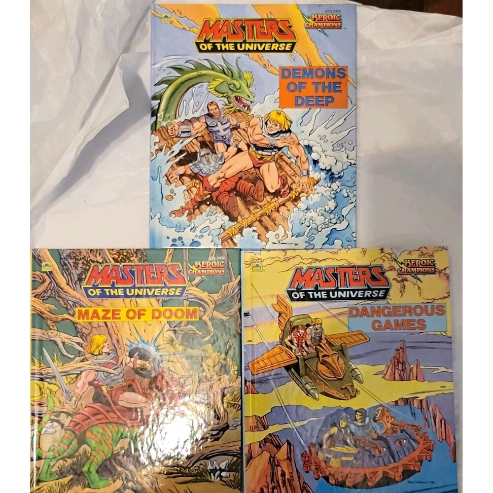 Masters of the Universe Adventure Modules Lot: Dangerous Games, Maze of Doom